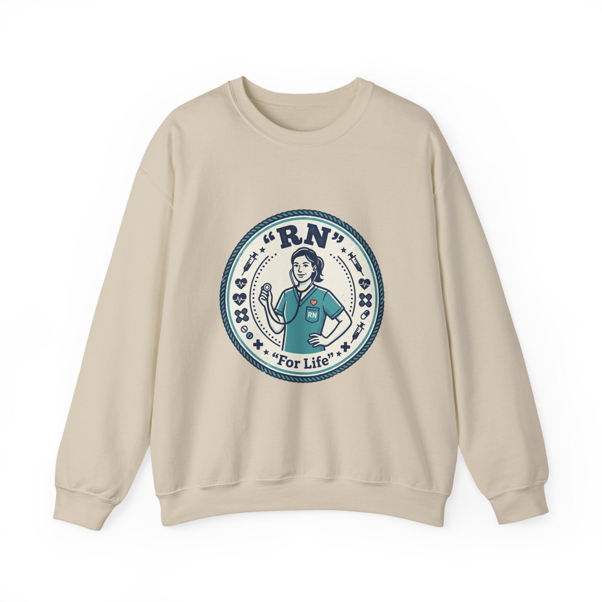 RN Nurse Emblem Sweatshirt | cottagecore, summer fresh