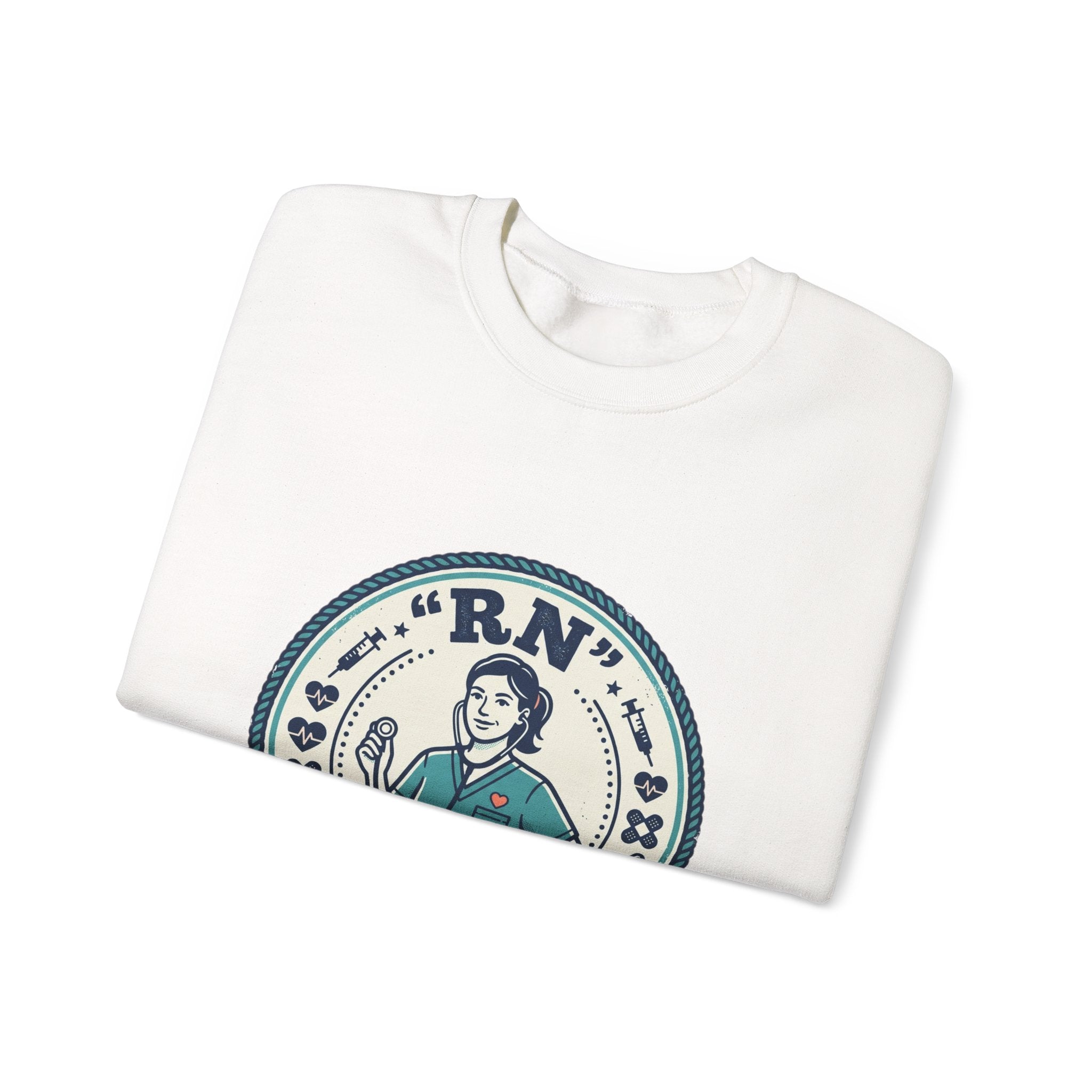 RN Nurse Emblem Sweatshirt | cottagecore, summer fresh