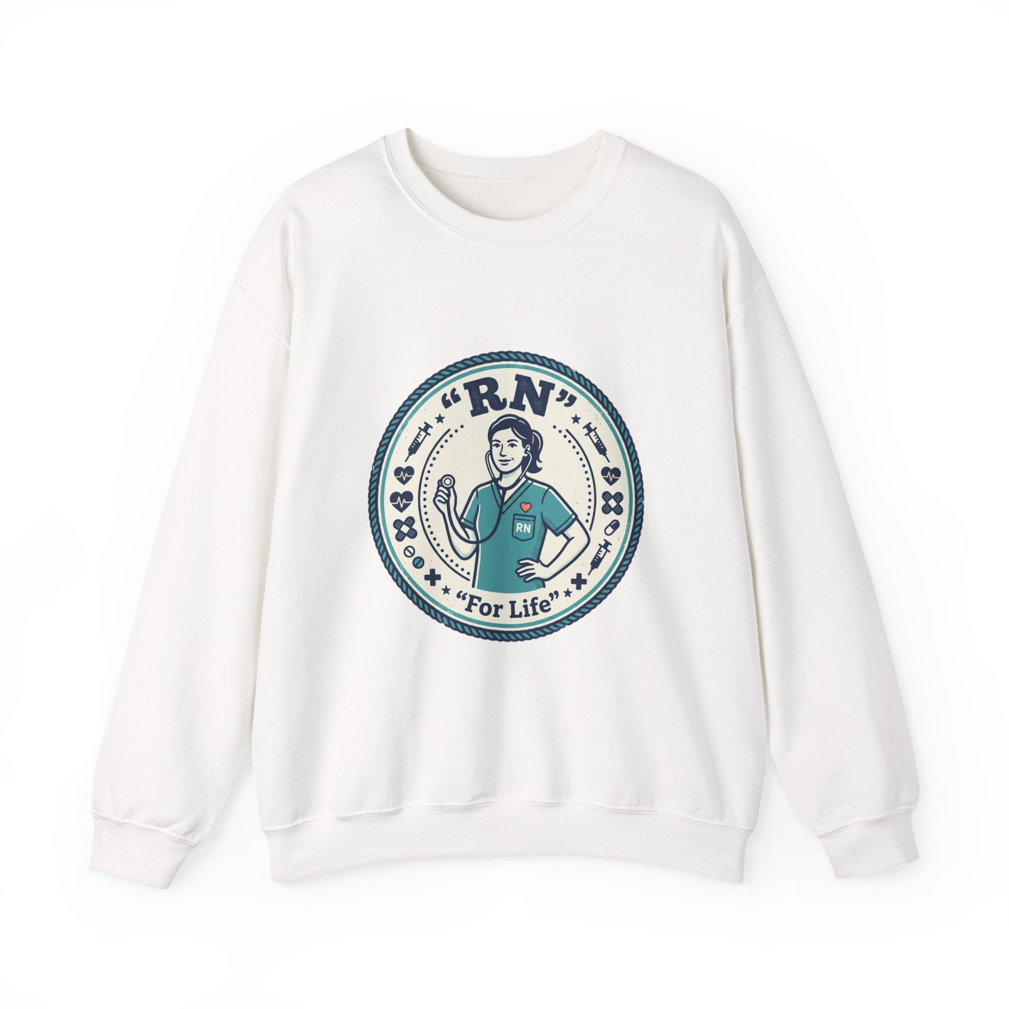 RN Nurse Emblem Sweatshirt | cottagecore, summer fresh