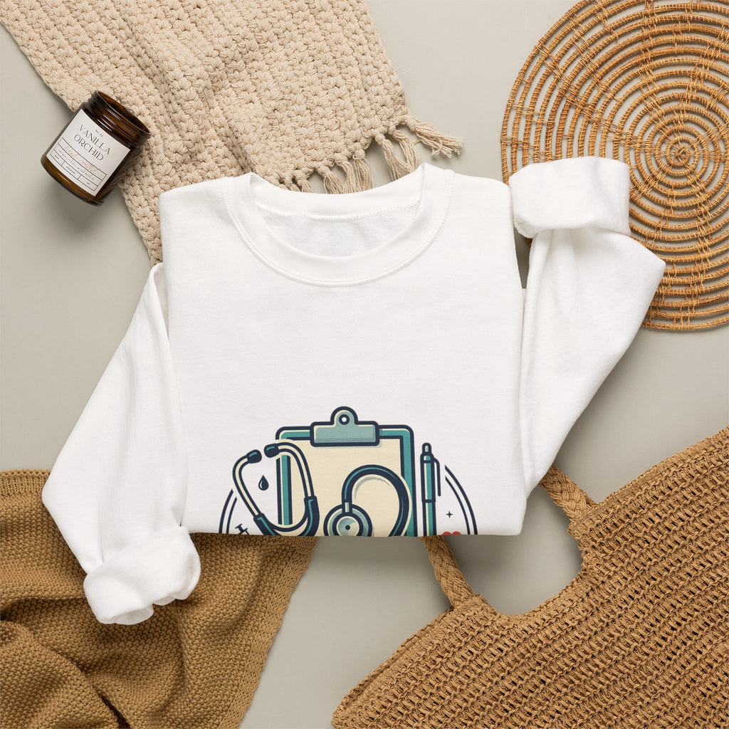 RN Bundle Nurse Essentials Sweatshirt | Registered Nurse Gift | Nursing Student Sweatshirt | RN Life Crewneck | Nurse Graduation Gift