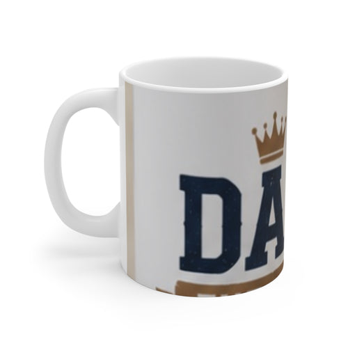 Dad Vintage Lettering Coffee Mug — 11oz Father's Day Gift