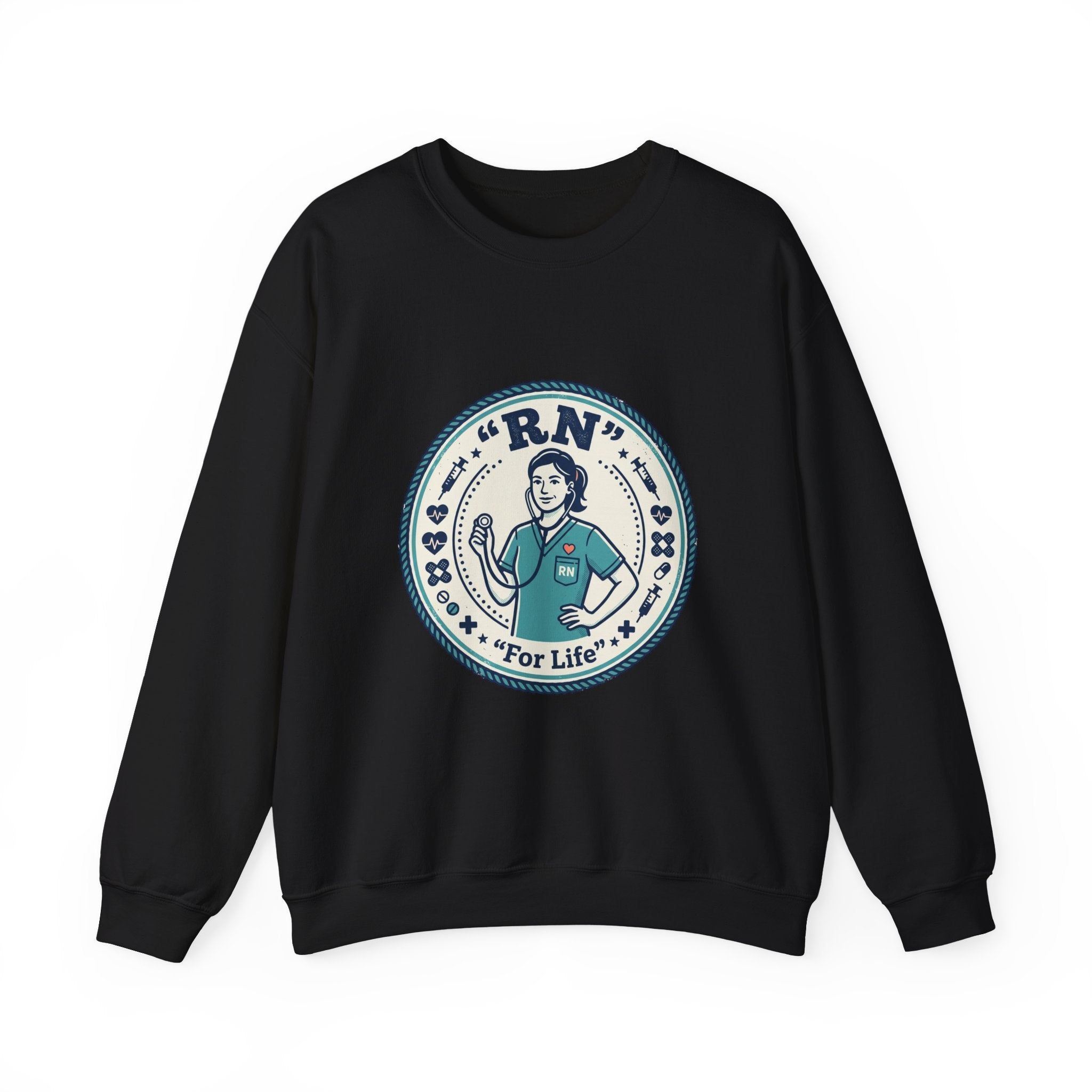 RN Nurse Emblem Sweatshirt | cottagecore, summer fresh