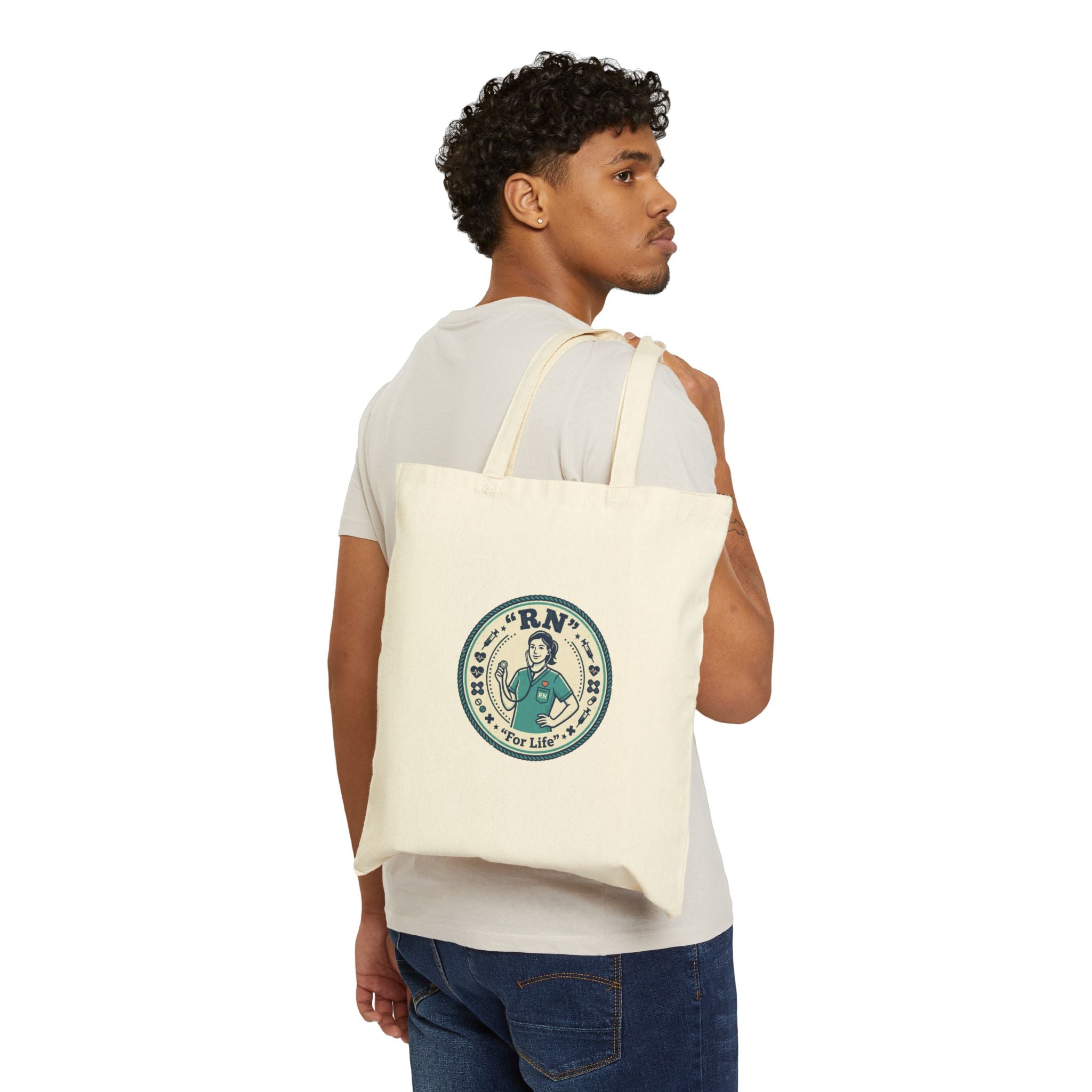 Vintage RN Emblem Tote | farmers market, cottagecore, summer fresh